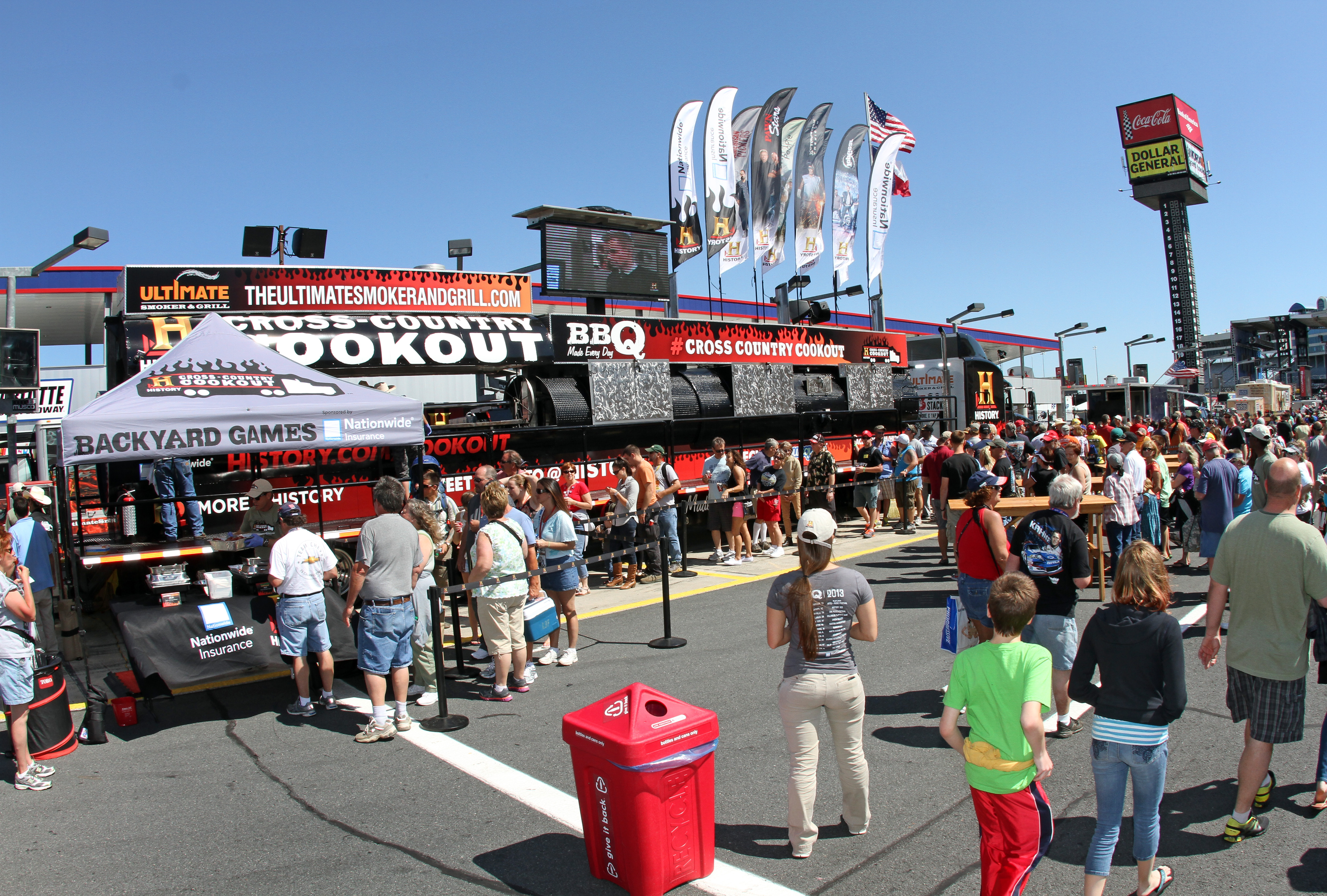 24 May 2013--during the Coca-Cola Family Track Walk at the Charlotte Motor Speedway in Concord, NC.(HHP/Alan Marler)