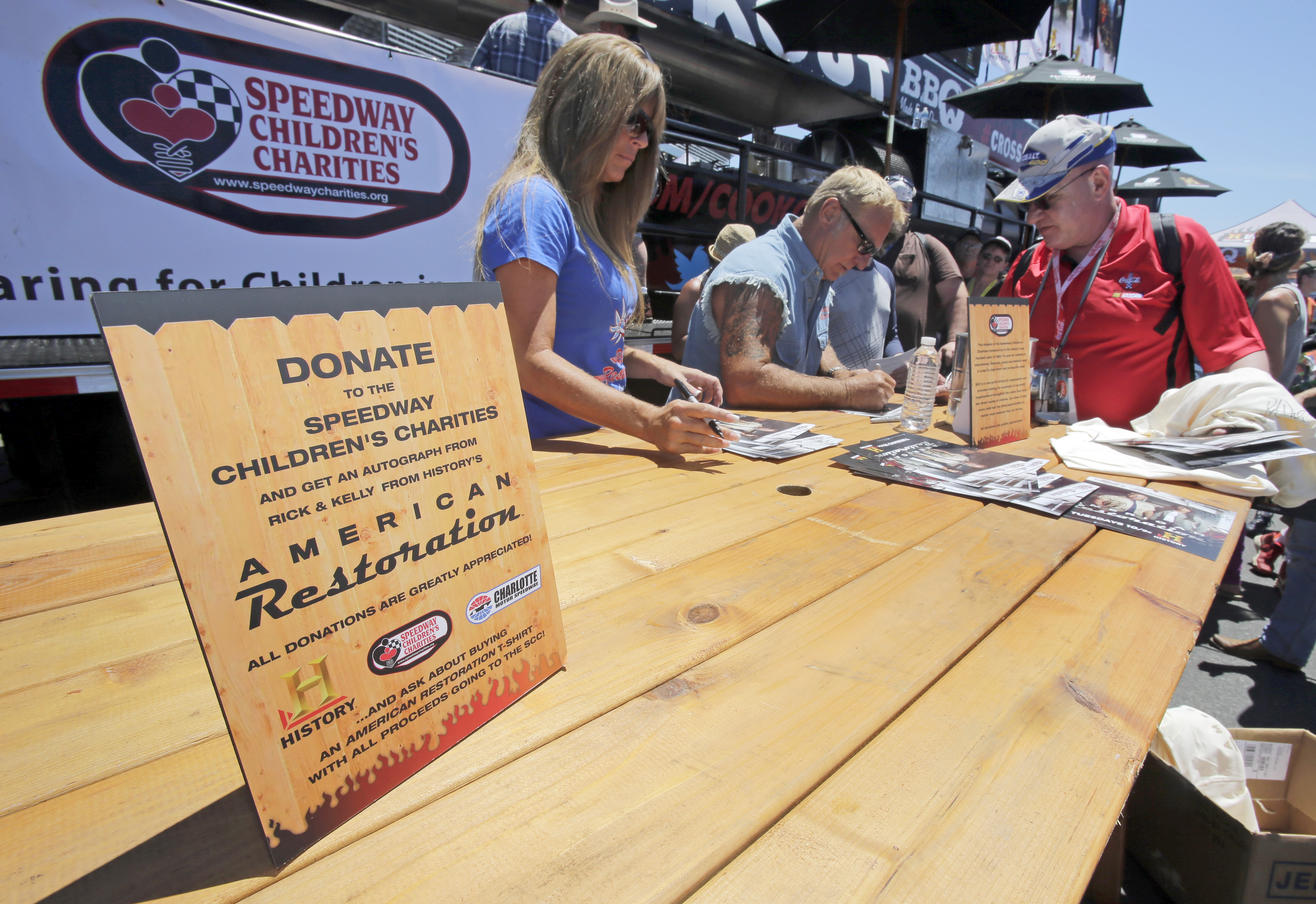 26 May 2013--History Channel Autograph Session at the Charlotte Motor Speedway in Concord, NC.(HHP/Alan Marler)