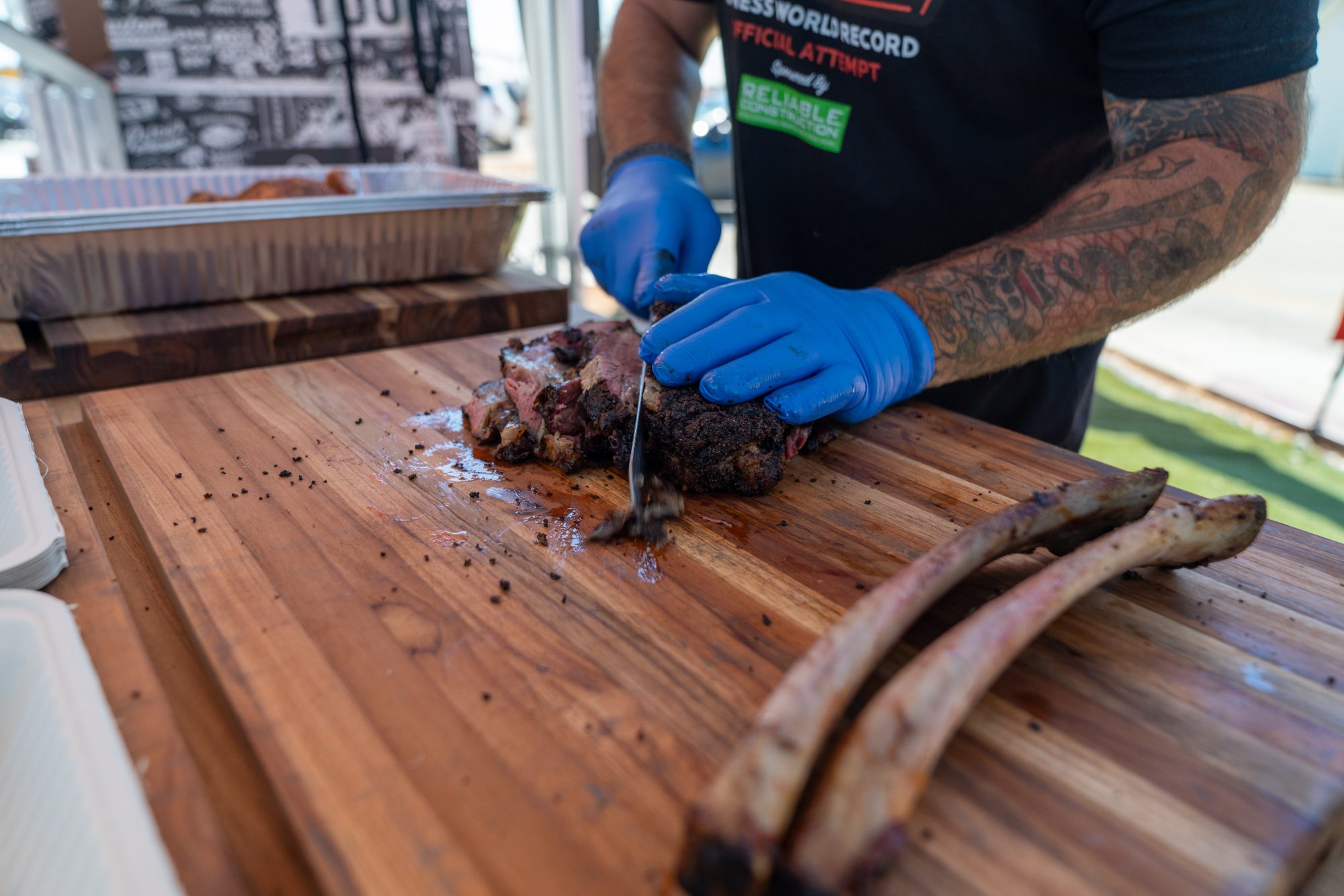 The World's Largest Ultimate Smoker and Grill on record day